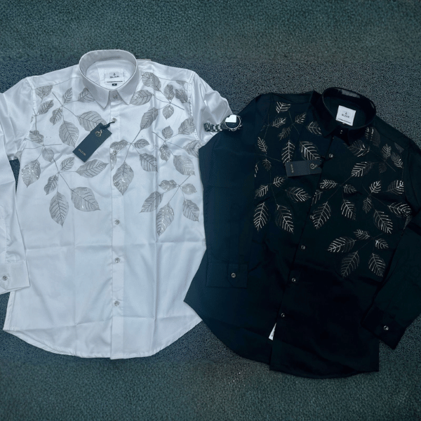 White & Blue Shirt